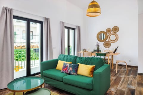 Duplex apartment with terrace | Living area | Flat-screen TV