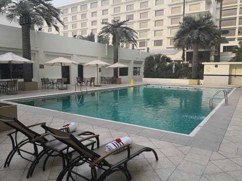 Indoor pool, seasonal outdoor pool