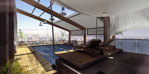 Seasonal outdoor pool
