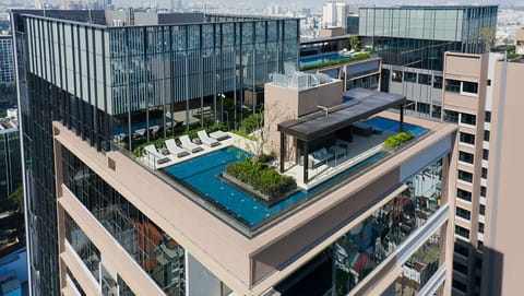 Rooftop pool