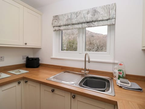 Fridge, dishwasher, cookware/dishes/utensils