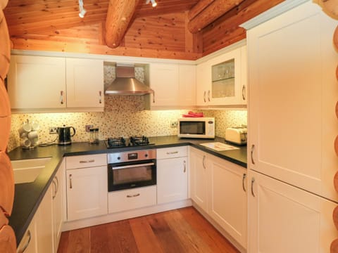 Fridge, dishwasher, electric kettle, toaster