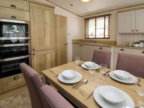 Fridge, dishwasher, electric kettle, toaster