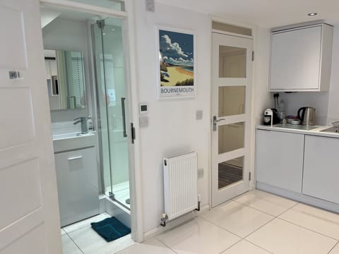 Fridge, dishwasher, electric kettle, toaster