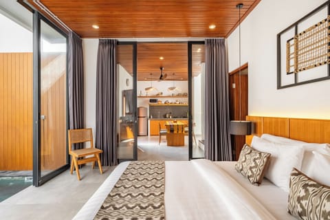Standard Villa, 2 Bedrooms, Balcony, Pool View | Iron/ironing board, free WiFi, bed sheets