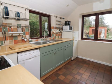 Fridge, dishwasher, electric kettle, toaster