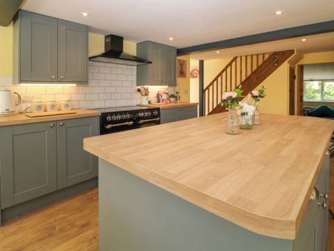 Fridge, dishwasher, electric kettle, toaster