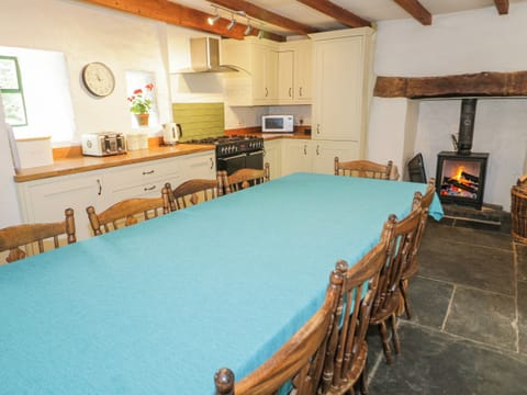 Fridge, dishwasher, electric kettle, toaster