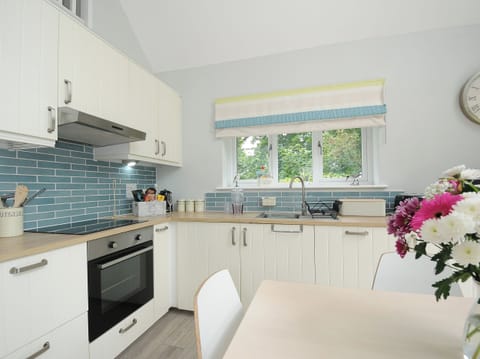 Fridge, dishwasher, electric kettle, toaster