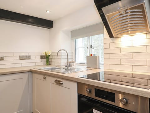 Fridge, dishwasher, electric kettle, toaster