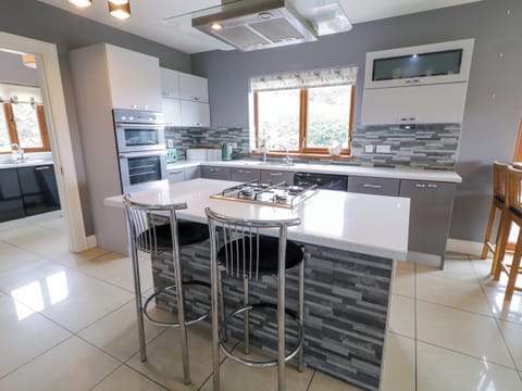 Dishwasher, electric kettle, toaster, cookware/dishes/utensils