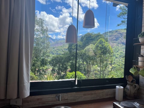 Chalet, 1 Double Bed, Pets Allowed, Mountain View | 1 bedroom, free minibar items, desk, laptop workspace