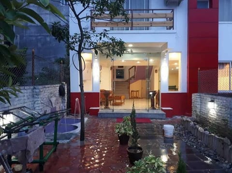 Front of property - evening/night