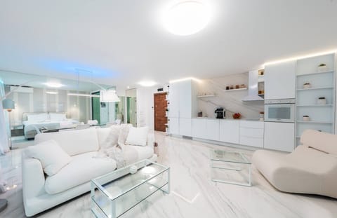 Apartment, 1 Bedroom, Smoking, Balcony | Living room