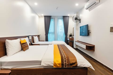 Family Quadruple Room, Non Smoking, City View | View from room