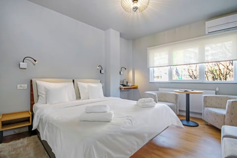 Standard Double Room | Desk, laptop workspace, soundproofing, iron/ironing board