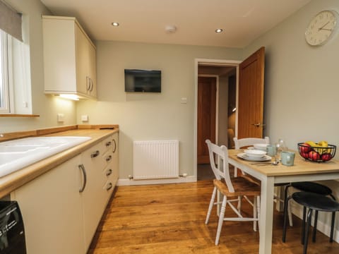 Fridge, dishwasher, electric kettle, toaster