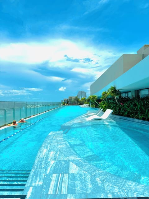 Rooftop pool