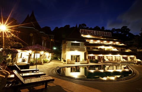 Front of property - evening/night