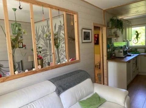 Deluxe Apartment, Garden View | Living area