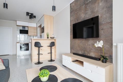 Apartment, Balcony | Living area | 37-inch flat-screen TV with digital channels