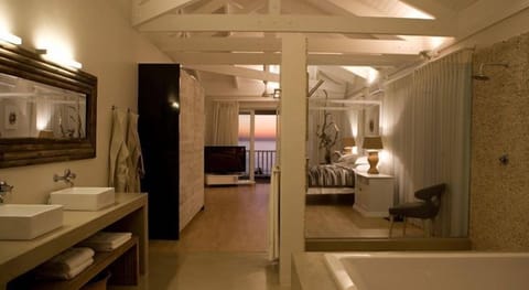 Free toiletries, hair dryer, bathrobes, slippers