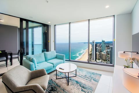 Comfort Apartment, 2 Bedrooms, Ocean View (QSP088) | Living area | Flat-screen TV