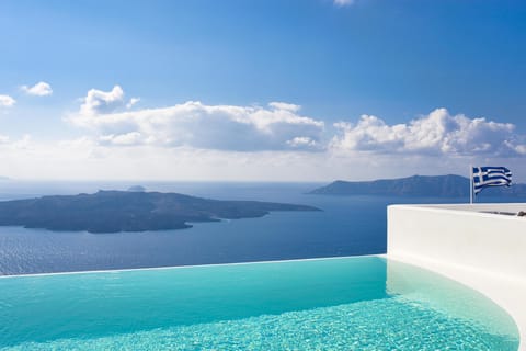 Cosmo Superior with Sea View | Infinity pool | Indoor pool, seasonal outdoor pool