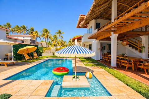 Family Villa, 4 Bedrooms, Private Pool, Partial Ocean View | 4 bedrooms, in-room safe, blackout drapes, iron/ironing board
