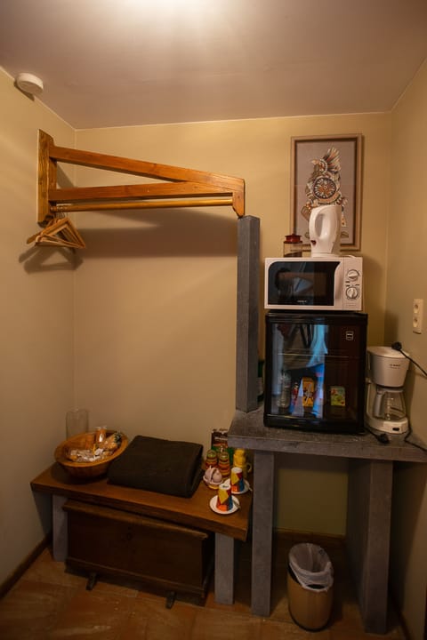 80-cm flat-screen TV with cable channels, TV, DVD player