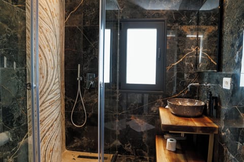 Hair dryer, bathrobes, slippers, bidet