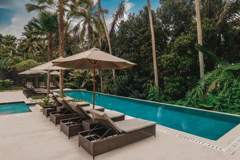 Outdoor banquet area