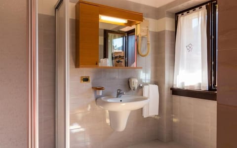 Hair dryer, bidet, towels