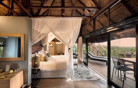 Luxury Double Room, 1 Bedroom, Pool View | Premium bedding, minibar (free items), in-room safe, bed sheets