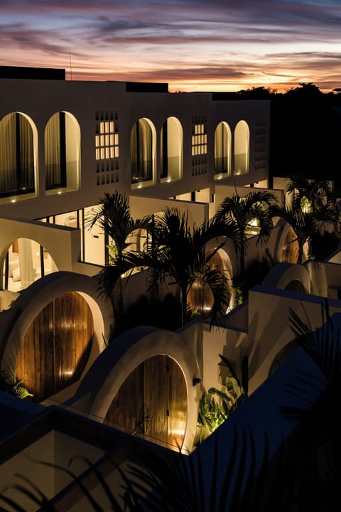 Front of property - evening/night