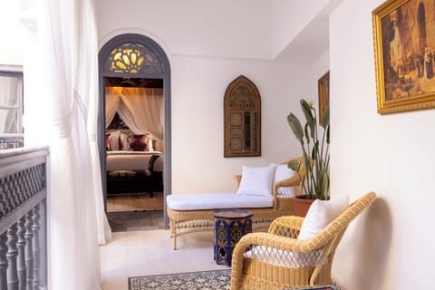 Luxury Suite, Private Bathroom, Courtyard Area (Hortensia) | In-room safe, desk, soundproofing, free WiFi