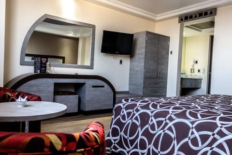 Blackout drapes, iron/ironing board, free WiFi, bed sheets