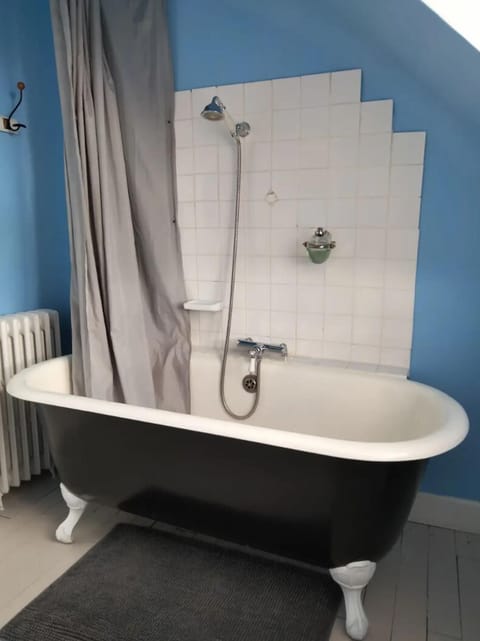 Family Quadruple Room, River View | Bathroom | Hair dryer, soap, shampoo, toilet paper