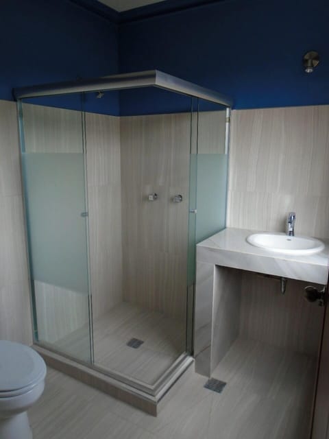 Standard Double Room, City View | Bathroom | Shower, towels, soap, toilet paper