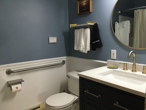 Superior Apartment | Bathroom | Free toiletries, hair dryer, towels, soap