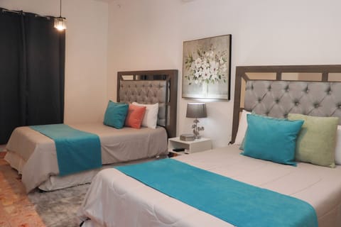 Exclusive Apartment, 4 Bedrooms, Patio, Corner | 4 bedrooms, desk, laptop workspace, blackout drapes