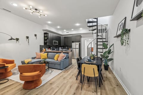 Condo, City View | Living area | 43-inch Smart TV with digital channels, video-game console, Netflix
