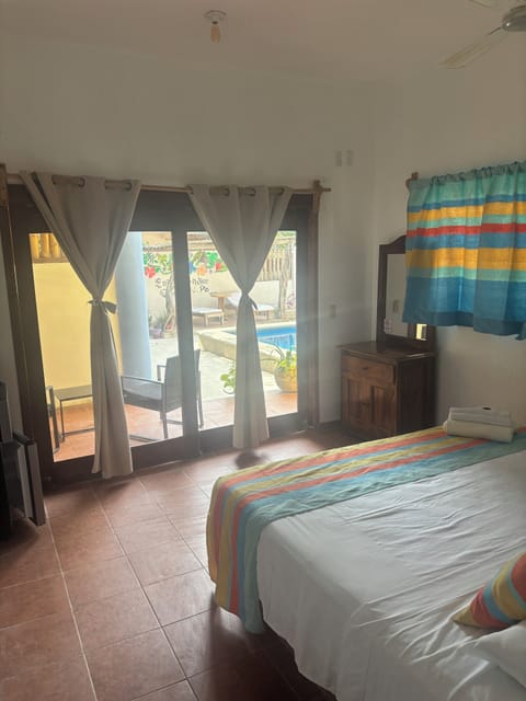 Deluxe Double Room Single Use, Pool View | Hypo-allergenic bedding, pillowtop beds, minibar, desk