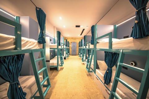 Single Bed in 18-Bed Mixed Dormitory Room | In-room safe, blackout drapes, iron/ironing board, free WiFi