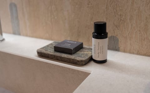 Superior Room | Bathroom | Shower, hair dryer, towels, soap