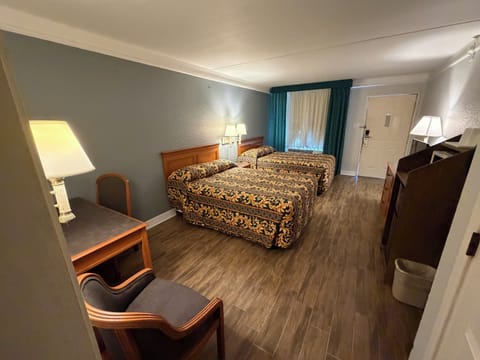 Desk, blackout drapes, iron/ironing board, free WiFi