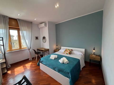 Double Room, City View | Premium bedding, down comforters, memory foam beds, desk