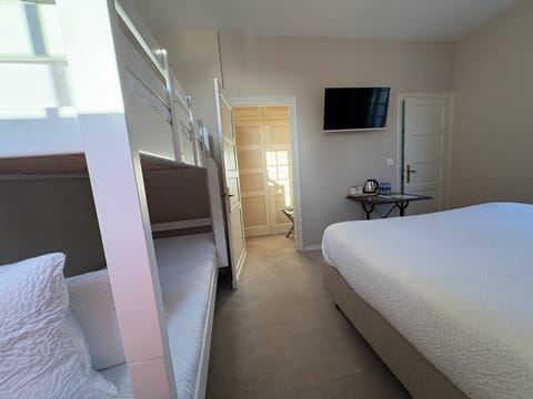 Comfort Quadruple Room | Premium bedding, Select Comfort beds, individually decorated