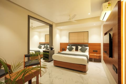 Family Friendly Room | 1 bedroom, minibar, desk, iron/ironing board