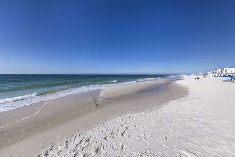 On the beach